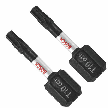 Bosch ITDT10102 2 pc. Driven 1 In. Impact Torx® #10 Insert Bits