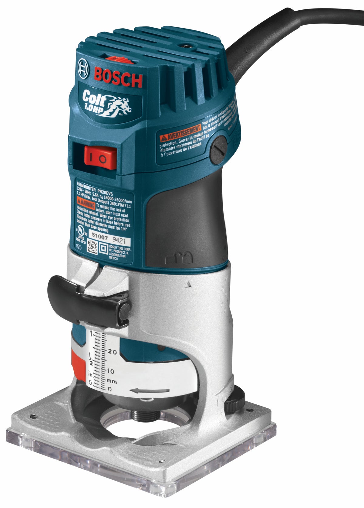 Bosch PR20EVS Colt™ Electronic Variable-Speed Palm Router