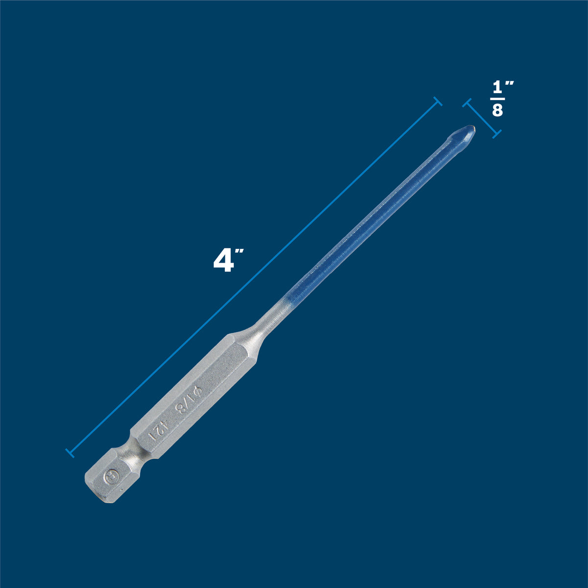 Bosch PTBX18 1/8 In. x 5 In. Porcelain Tile Drill Bit