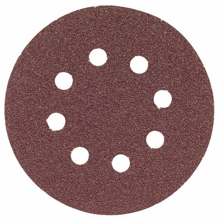 Bosch SR5R080 5 pc. 80 Grit 5 In. 8 Hole Hook-And-Loop Sanding Discs