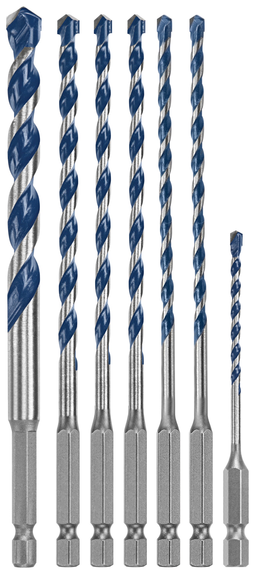 Bosch BXH7S 7 pc. Blue Xtreme™ Carbide Hammer Drill Bit Set