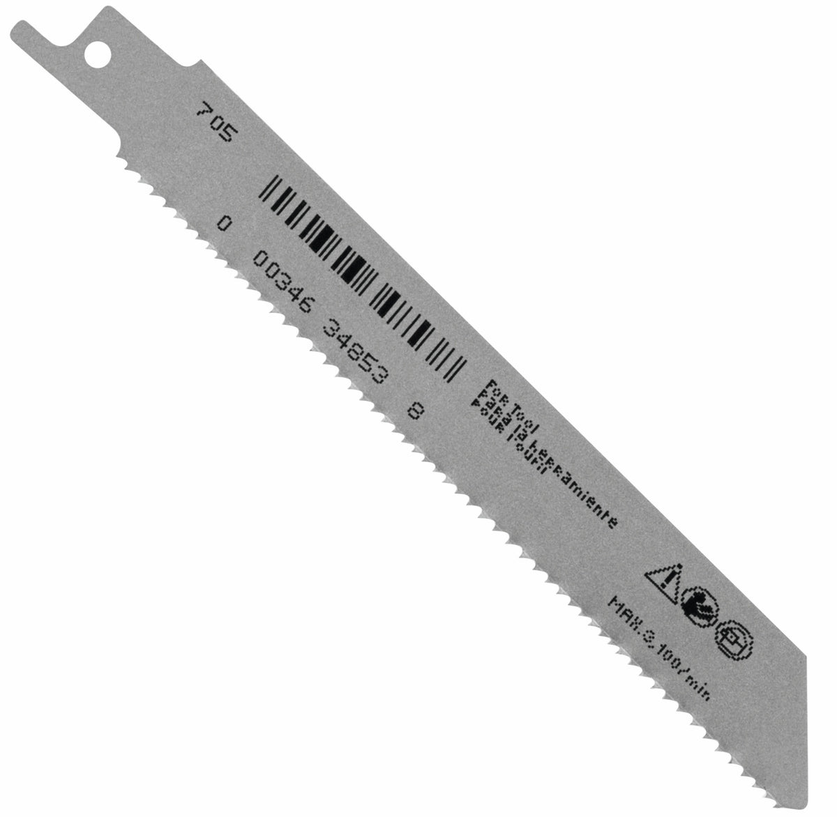 Bosch RD6V-25B 25 pc. 6 In. 10/14 V TPI All-Purpose Demolition Reciprocating Saw Blades