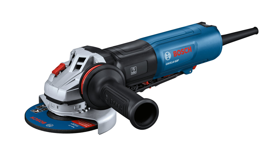 Bosch GWS14-50P 5 In. Angle Grinder with Lock-On Paddle Switch