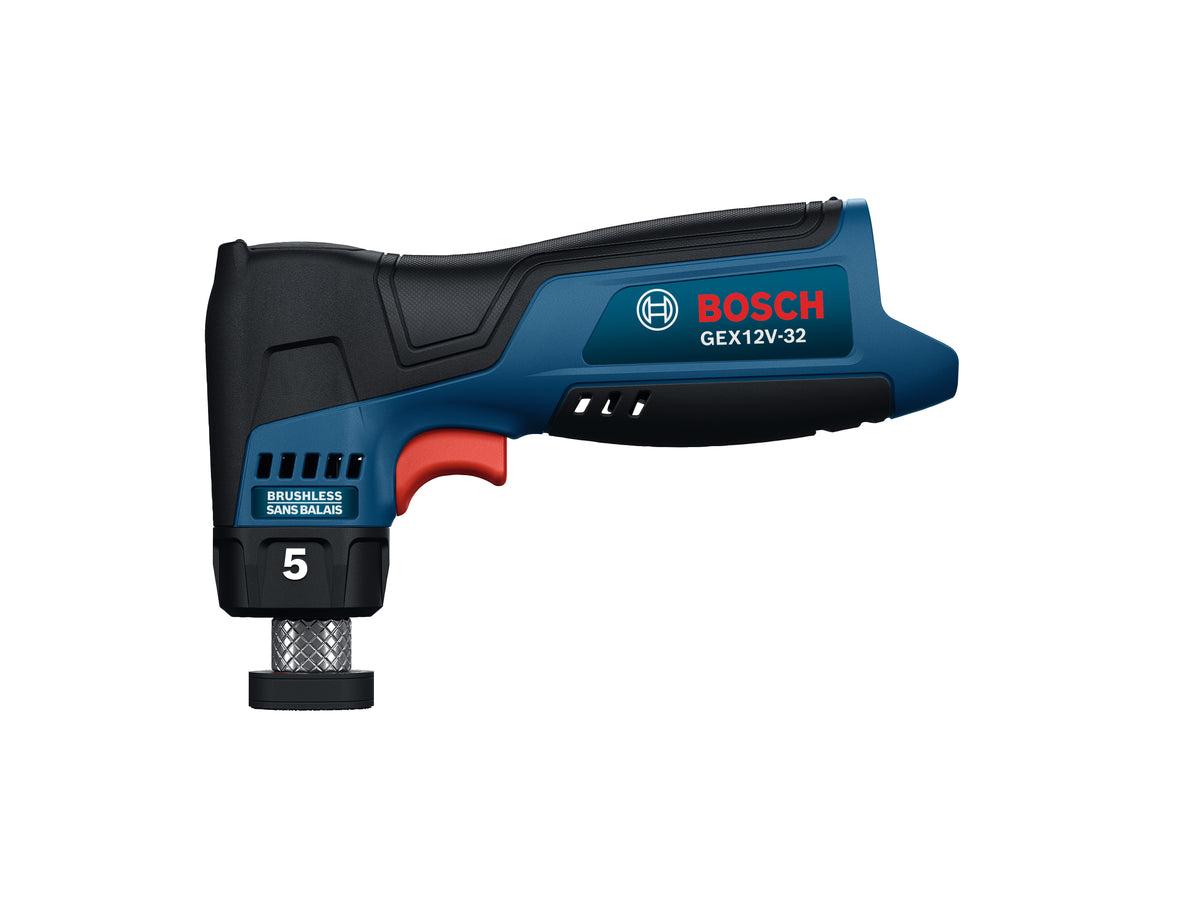 Bosch GEX12V-32N 12V Compact Cordless Brushless 1-1/4 In. Random Orbital Sander (Bare Tool)