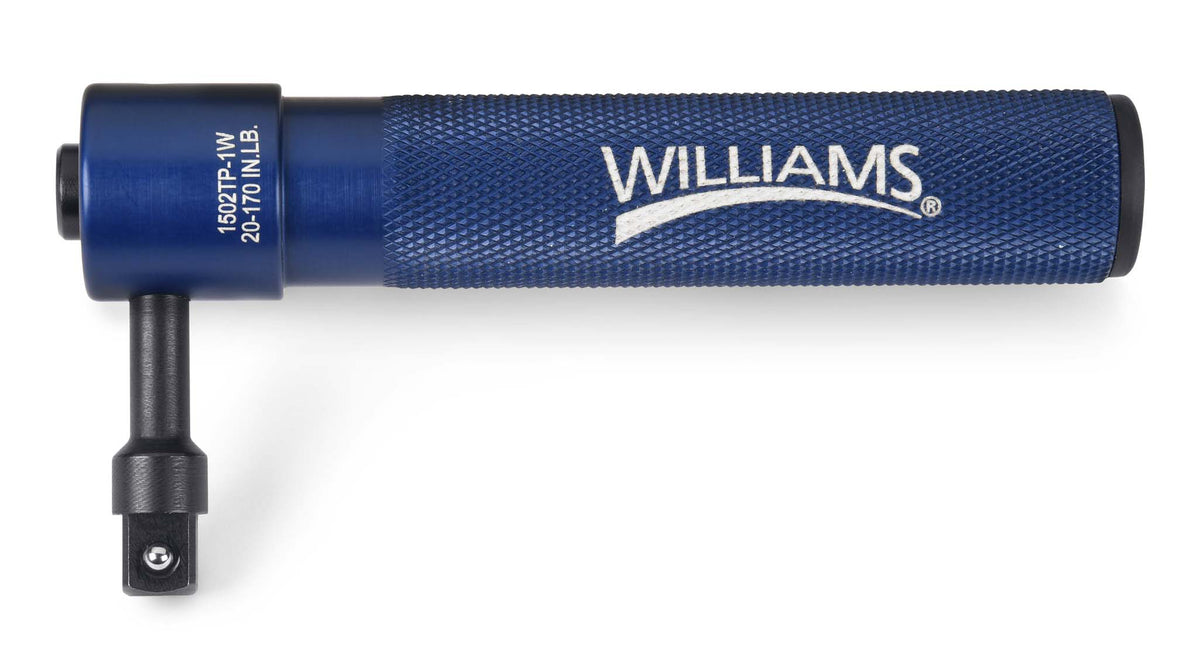 Williams 1502TP-1SETW 3/8" Male Square Drive Torky Preset Drive Tool, Factory Preset (20 - 170 in-lb) - view 2