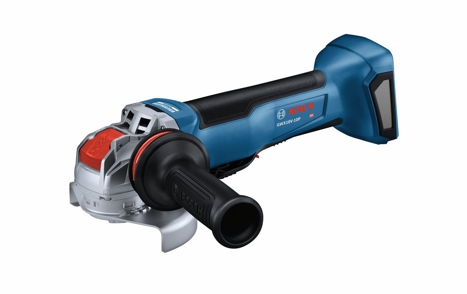 Bosch GWX18V-10PN 18V X-LOCK Brushless 4-1/2 – 5 In. Angle Grinder with No Lock-On Paddle Switch (Bare Tool)
