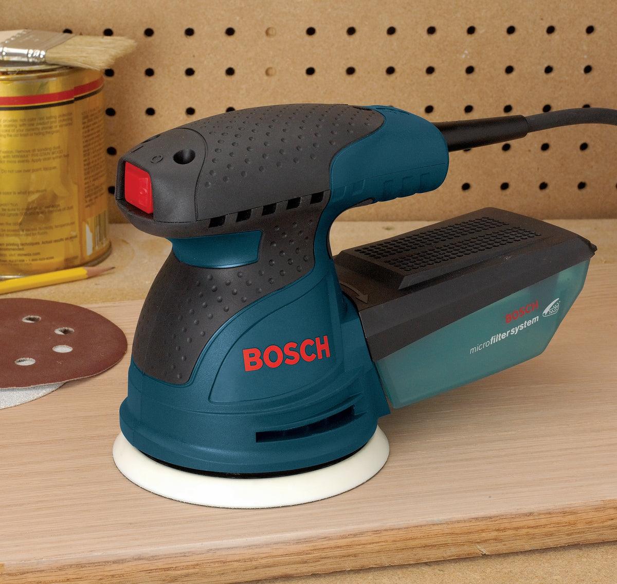 Bosch ROS10 5 In. Single-Speed Palm Random Orbit Sander/Polisher
