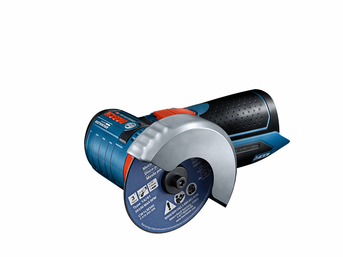 Bosch GWS12V-30N 12V Max Brushless 3 In. Angle Grinder (Bare Tool)