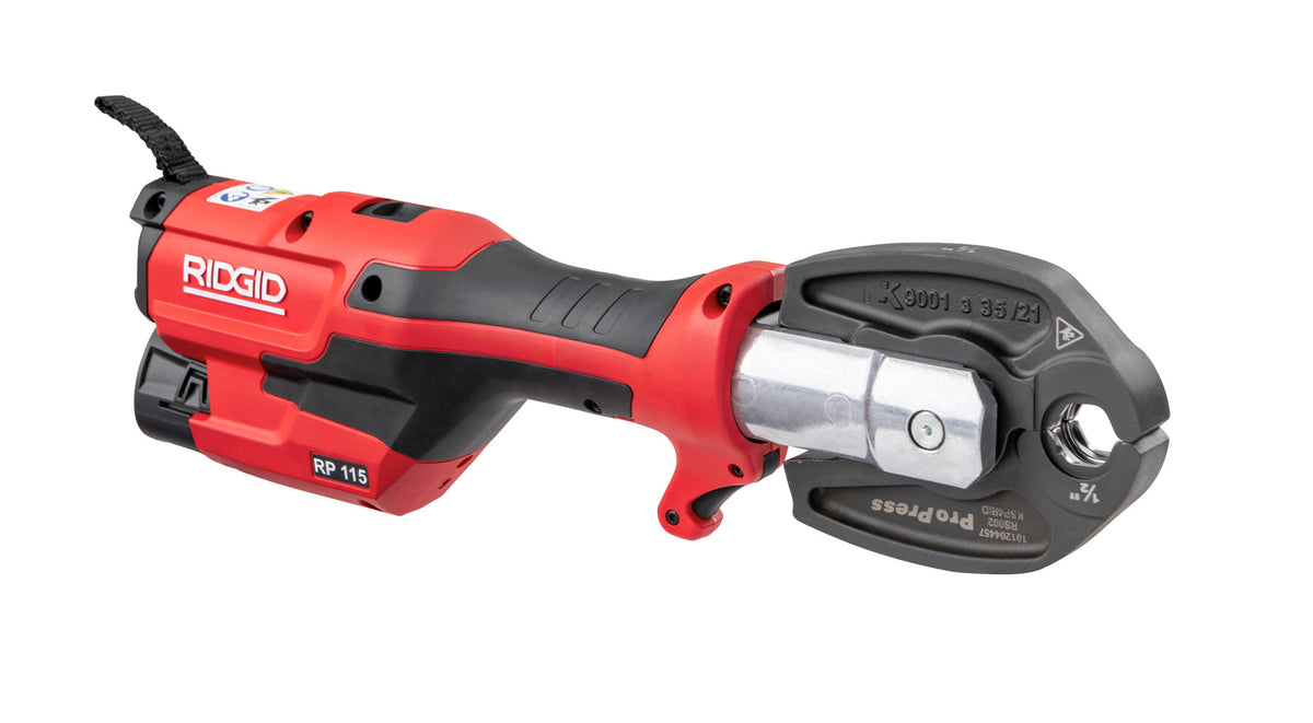 RIDGID 72553 RP 115 Battery Kit with ProPress Jaws (1/2" – 3/4")