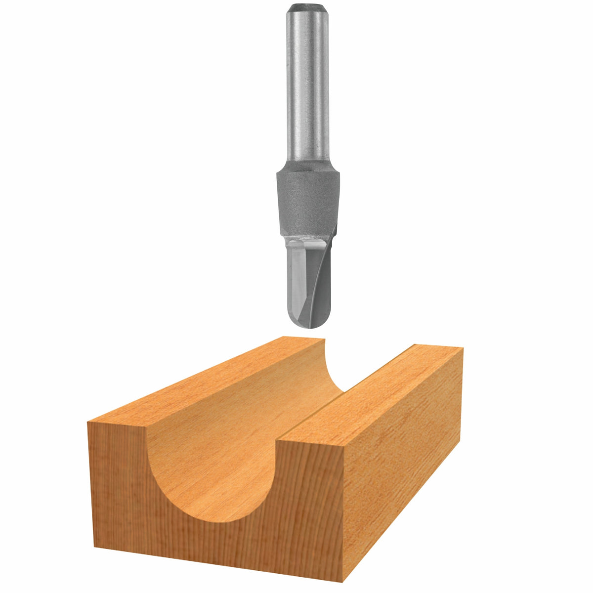 Bosch 85444M 1/8 In. x 1/4 In. Carbide Tipped Core Box Bit