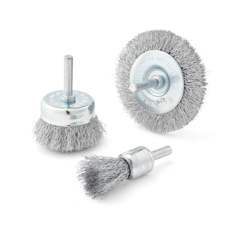 Bosch WB025V3 3-Piece Wire Brush Set for Drill/Drivers