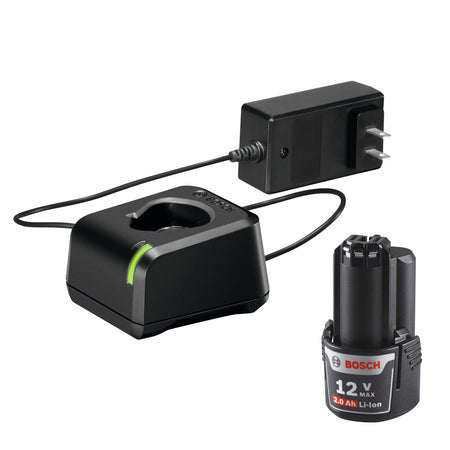 Bosch GXS12V-01N12 12V Max Lithium-Ion Battery and Charger Starter Kit