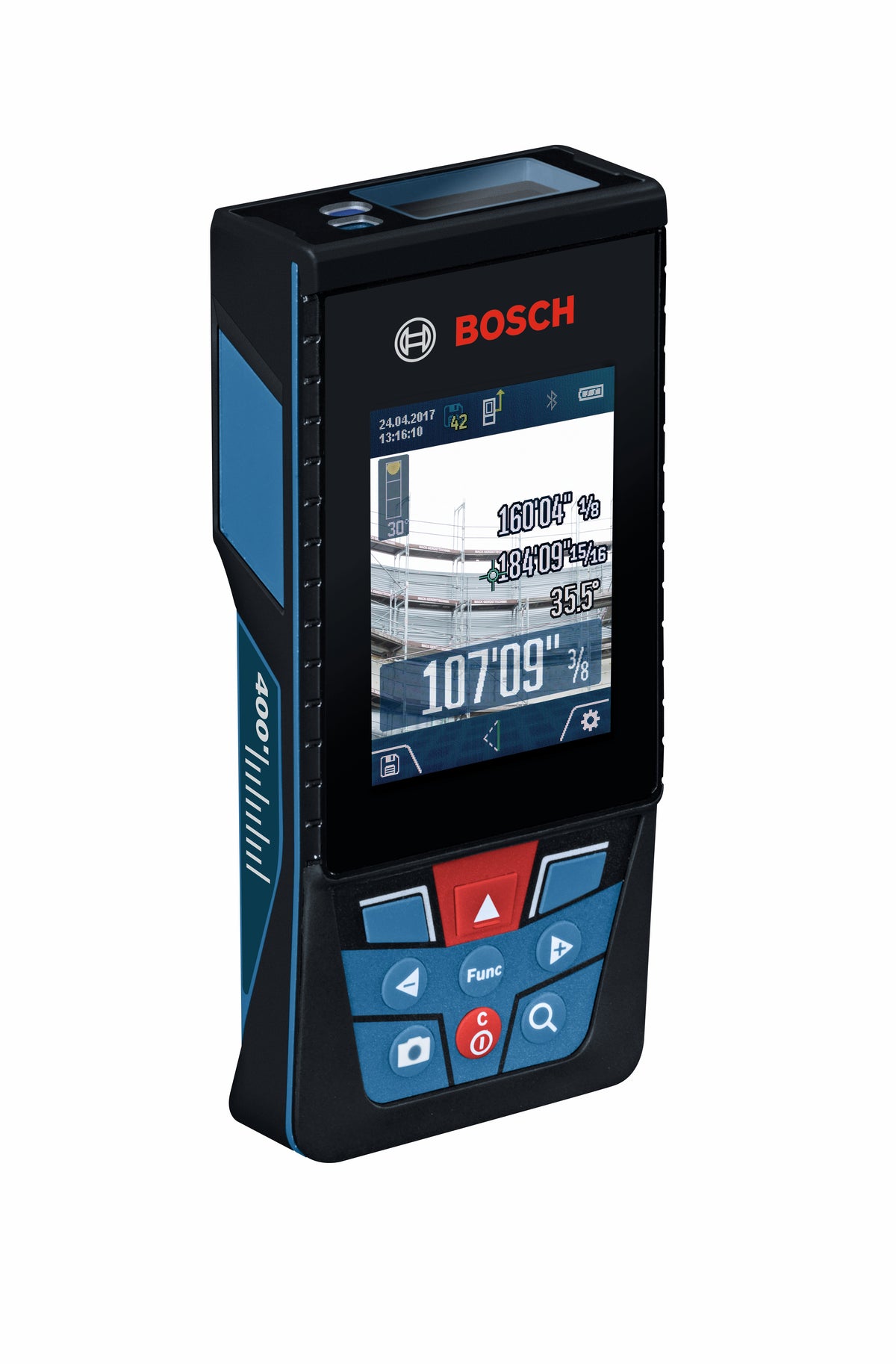 Bosch GLM400CL BLAZE™ Outdoor 400 Ft. Connected Lithium-Ion Laser Measure with Camera