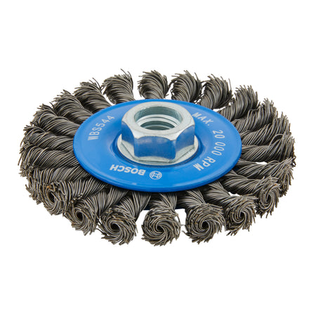 Bosch WBS544 4" Full Cable Knotted Wire Wheel