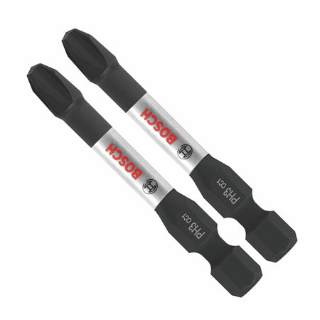 Bosch ITDPH3202 2 pc. Driven 2 In. Impact Phillips® #3 Power Bits