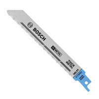 Bosch RM614 5 pc. 6 In. 14 TPI Metal Reciprocating Saw Blades