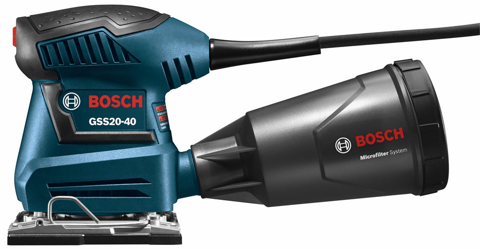 Bosch GSS20-40 1/4-Sheet Orbital Finishing Sander