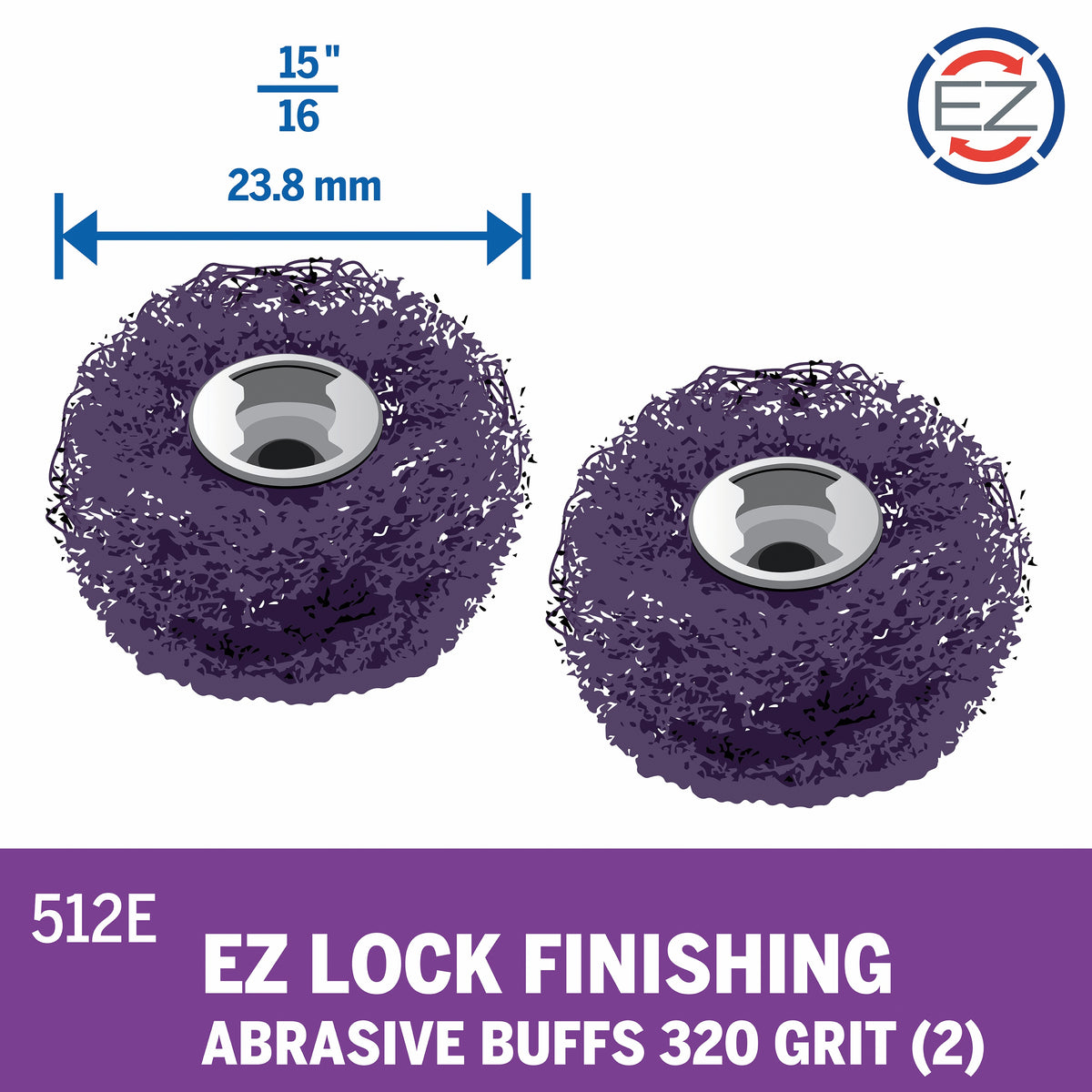 Dremel 512E 320 Grit Fine Abrasive Buff