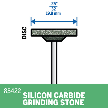 Dremel 85422 25/32 In. Silicon Carbide Stone