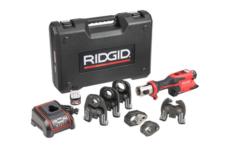 RIDGID 78228 RP 251 Press Tool Battery Kit (1/2"-1") MegaPress Jaws and (1/2"-3/4") Rings with C1 Actuator