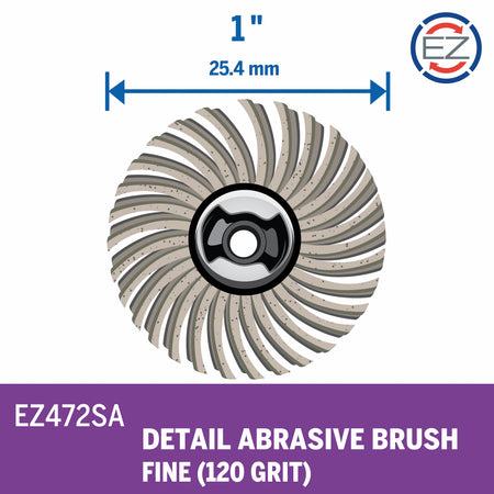 Dremel EZ472SA 1 In. (25.4 mm) EZ Lock Detail Abrasive Brush