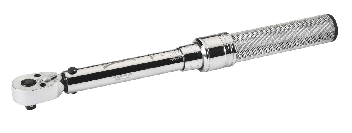 Williams 2502MRMHW 3/8" Drive Dual Scale Micrometer Adjustable Torque Wrench (50-250 in-lb)