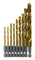 Bosch TI9IM 9 Pc. Impact Tough™ Titanium Nitride Coated Drill Bit Set
