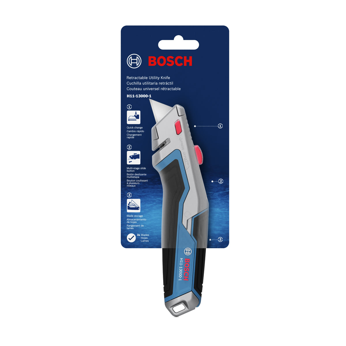 Bosch H11-13000-1 Retractable Utility Knife