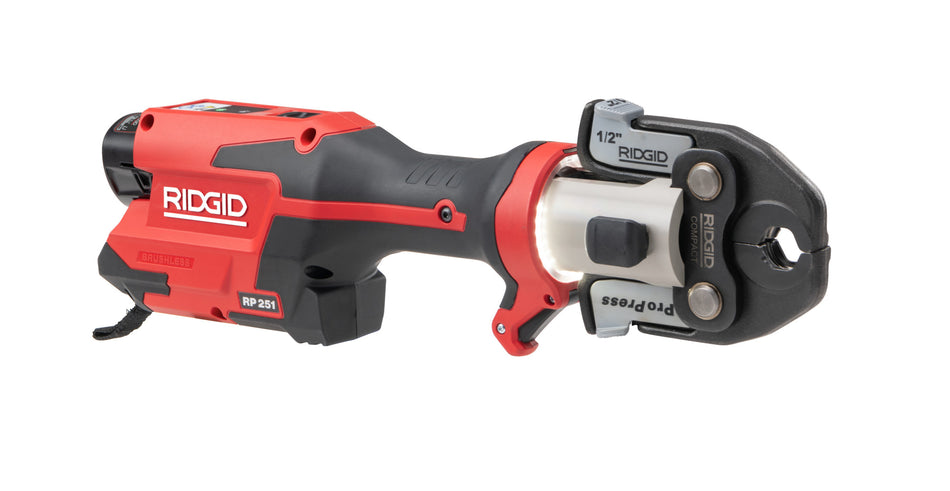 RIDGID 78158 RP 251 Press Tool Battery Kit with ProPress Jaws (1/2"-1")