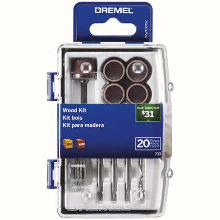 Dremel 733-01 20-Piece Wood Working Accessory Kit