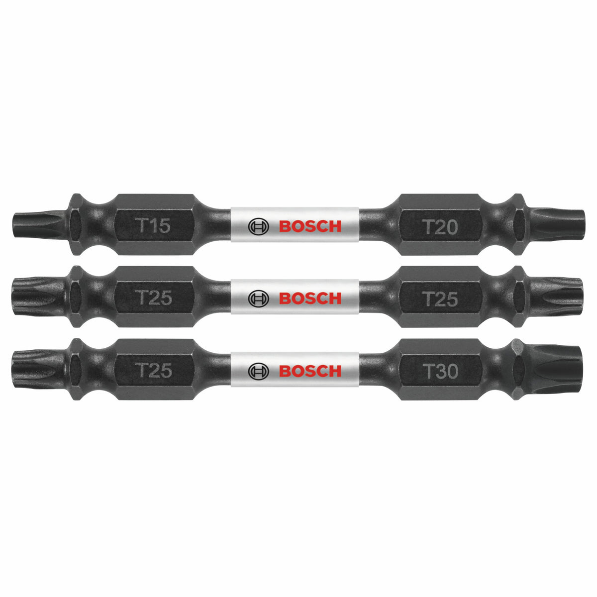 Bosch ITDETV2503 3 pc. Impact Tough™ 2.5 In. Torx® Double-Ended Bit Set