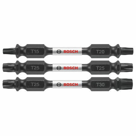 Bosch ITDETV2503 3 pc. Impact Tough™ 2.5 In. Torx® Double-Ended Bit Set