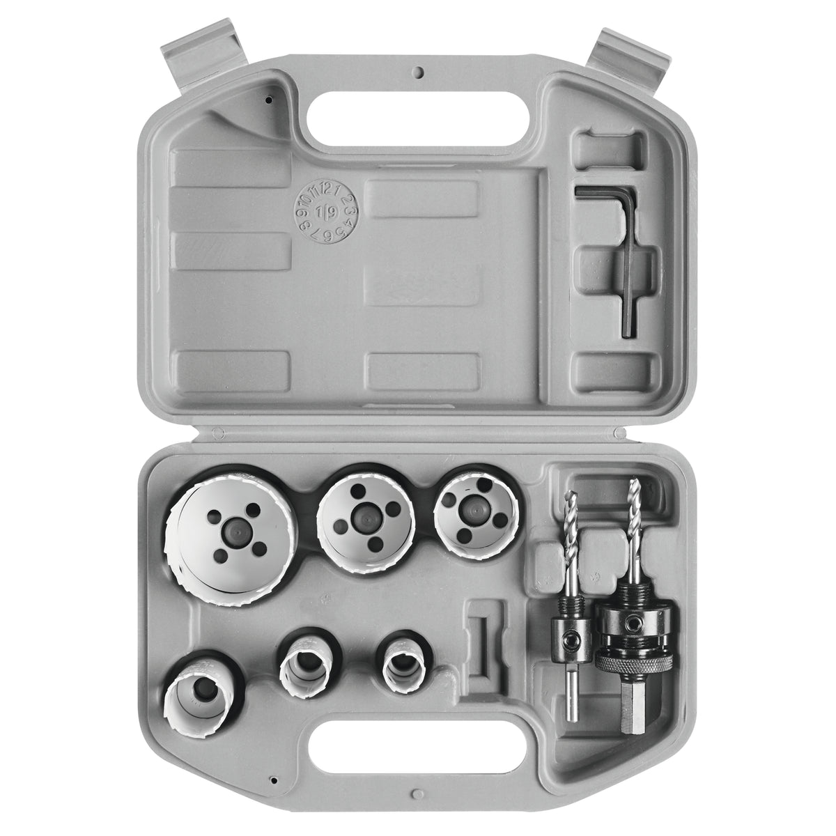 Bosch HSBIM9 9 pc. General-Purpose Bi-Metal Hole Saw Kit