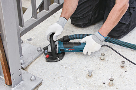 Bosch CSG15 5 In. Concrete Surfacing Grinder with Dedicated Dust-Collection Shroud