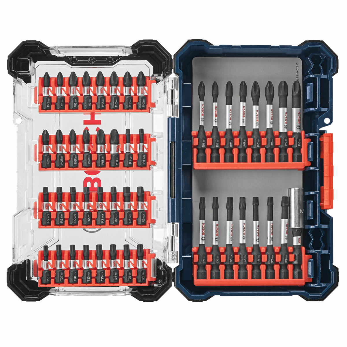Bosch SDMSD48 48 pc. Driven Impact Screwdriving Custom Case Set