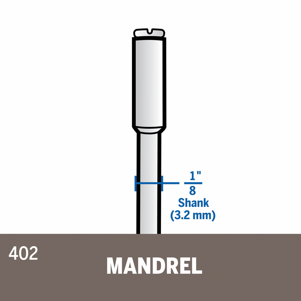 Dremel 402 1/8 In. Mandrel