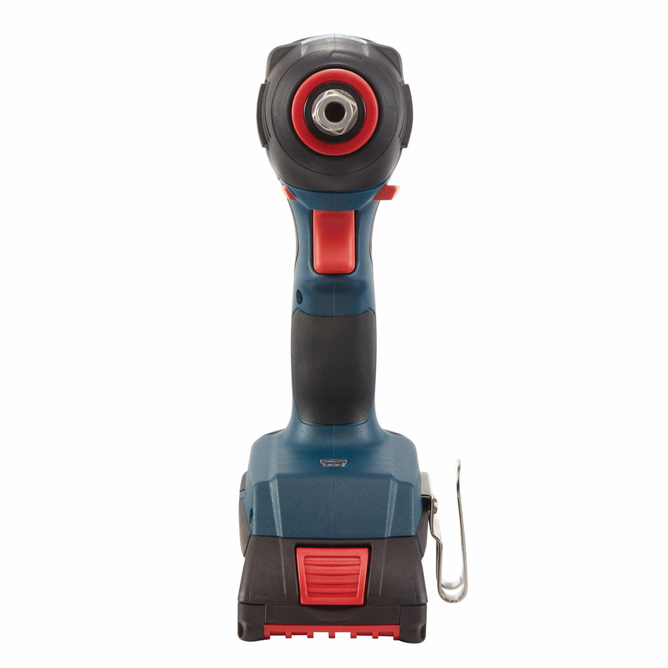 Bosch GDX18V-1800B12 18V Two-In-One 1/4 In. and 1/2 In. Bit/Socket Impact Driver/Wrench Kit with 2 Ah Standard Power Bat