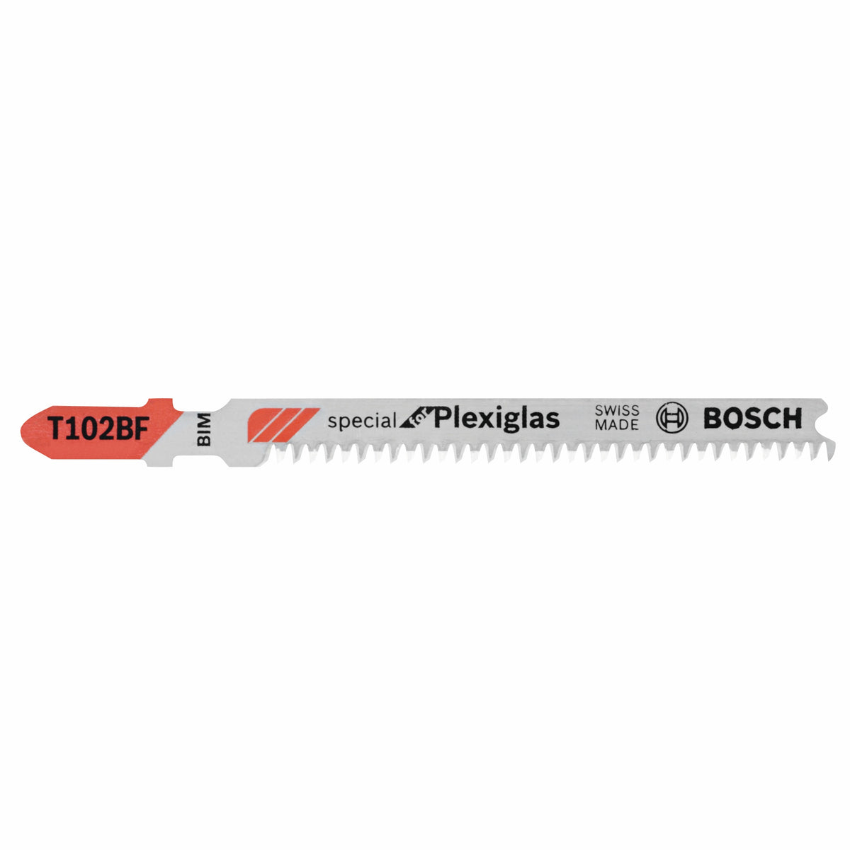 Bosch T102BF 3 pc. 3-5/8 In. 13 TPI Clean for Plexiglas T-Shank Jig Saw Blades