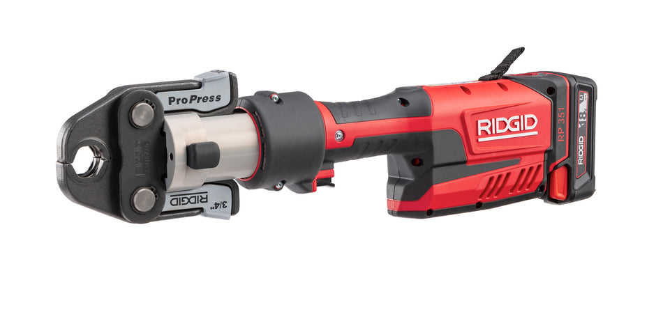 RIDGID 70818 RP 351 Battery Kit W/ MegaPress Jaws (1/2" – 1")