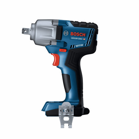 Bosch GDS18V-330CN 18V Brushless Connected-Ready 1/2 In. Mid-Torque Impact Wrench with Friction Ring and Thru-Hole (Bare