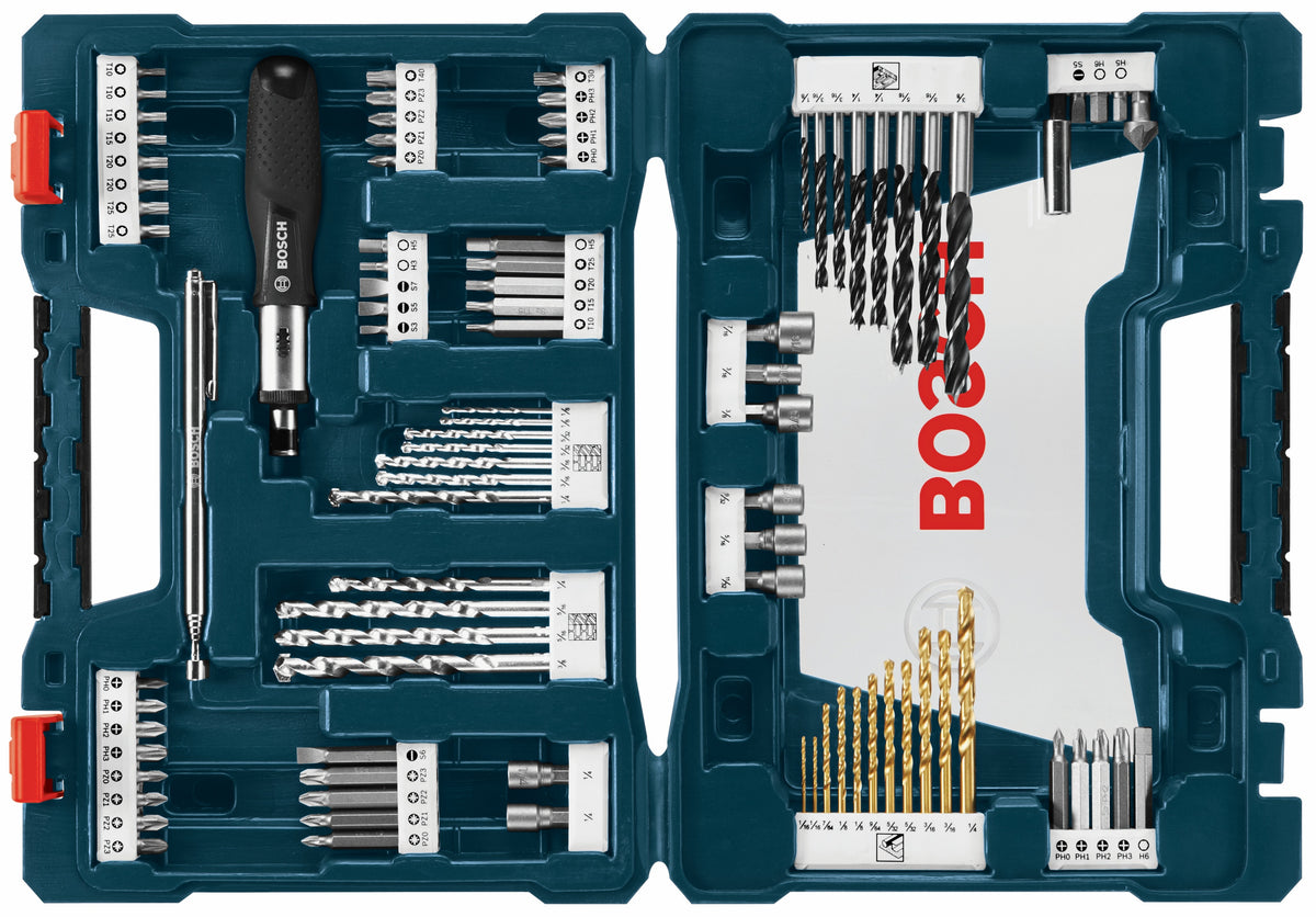 Bosch MS4091 91 pc. Drilling and Driving Mixed Bit Set