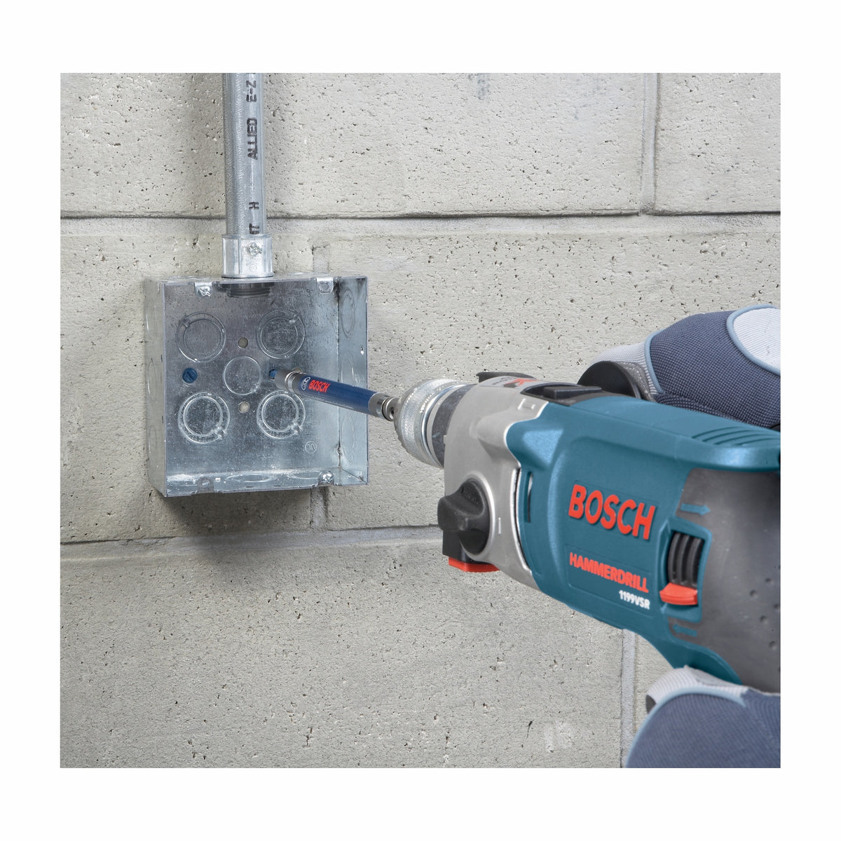 Bosch TC100 5/32 In. x 3-1/2 In. Flat Shank Hex Masonry Drill Bit