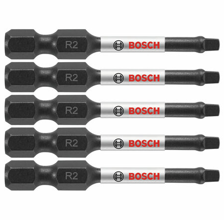Bosch ITSQ2205 5 pc. Impact Tough™ 2 In. Square #2 Power Bits