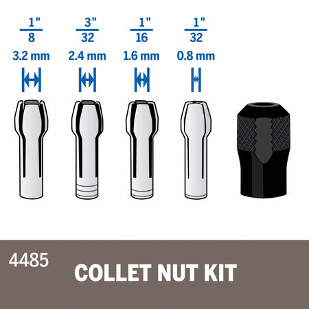 Dremel 4485 Collet Nut Kit
