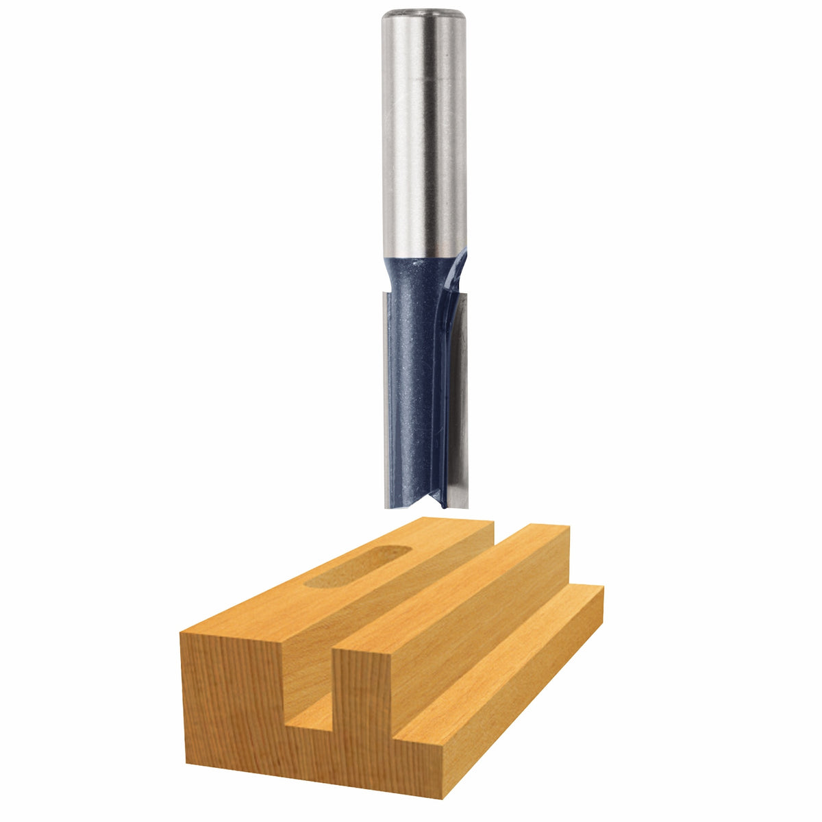 Bosch 84210M 1/2 In. x 1-1/4 In. Carbide Tipped 2-Flute Straight Bit