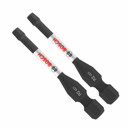 Bosch ITDSQ2202 2 pc. Driven 2 In. Impact Square #2 Insert Bits