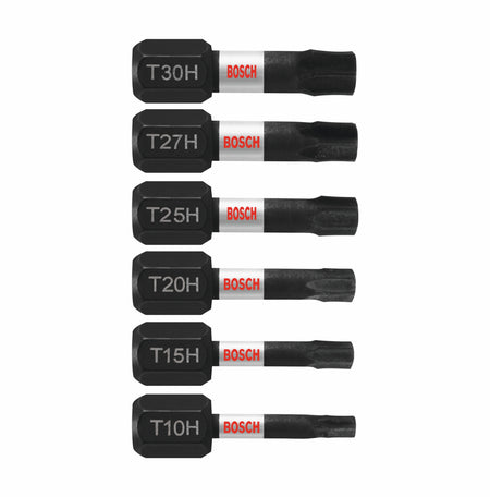 Bosch ITTHV106 6 pc. Impact Tough™ 1 In. Torx® Screwdriving Bit Set
