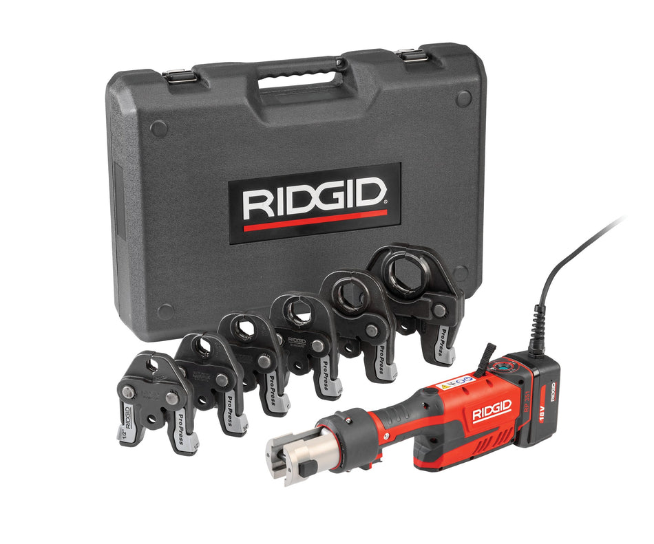 RIDGID 67193 RP 351 Corded Kit W/ ProPress Jaws (1/2" - 2")