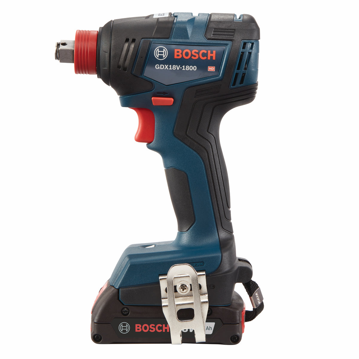 Bosch GXL18V-497B23 18V 4-Tool Combo Kit with Two-In-One 1/4 In. and 1/2 In. Bit/Socket Impact Driver/Wrench, 1/2 In. Ha