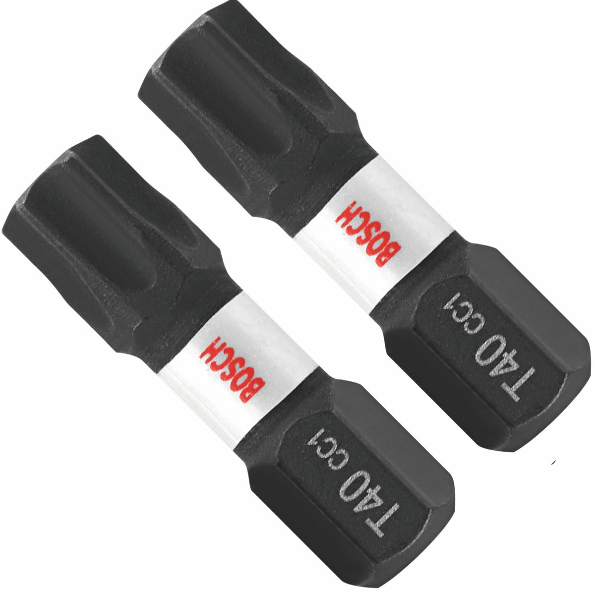 Bosch ITDT40102 2 pc. Driven 1 In. Impact Torx® #40 Insert Bits